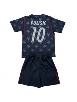 Detské Futbalové oblečenie Spojené štáty Christian Pulisic #10 MS 2026 Krátky Rukáv - Preč (+ trenírky)
